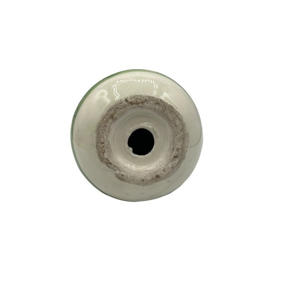 Mexican Pottery Handpainted & Glazed Egg Tonala Style Yellow Birds Cactus 6” Egg - Picture 7 of 9